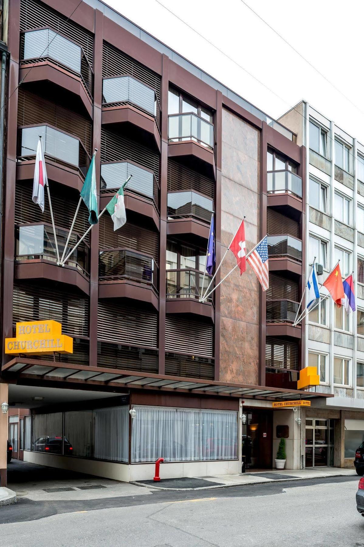 Hotel Churchill Genf Exterior foto